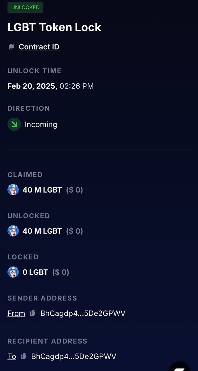 LGetBidenTested's tweet image. DEV TOKENS LOCKED