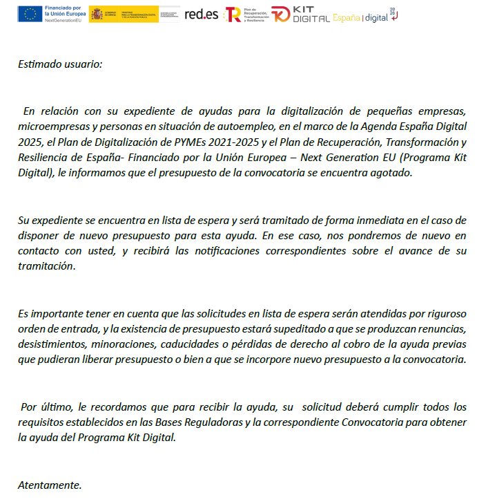 ¿No se suponía que en el #kitdigital no se había gastado ni un tercio del dinero que Europa había destinado a los fondos #nextgeneration?