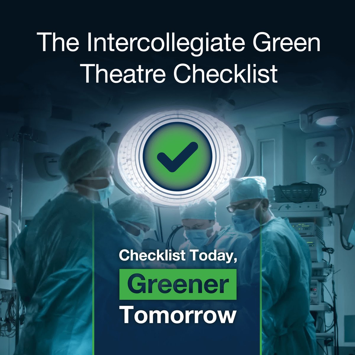 We’re happy to be endorsing the multidisciplinary Intercollegiate Green Theatre Checklist v2♻️

The checklist contains a list of recommendations to reduce the environmental impact of operating theatres with specific detail on anaesthesia, preparing for surgery, intraoperative and