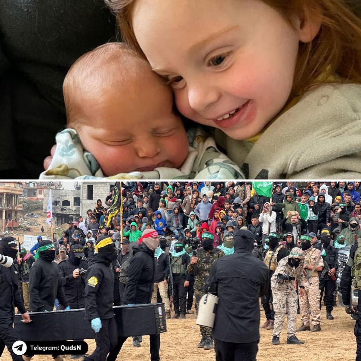 Ostrov_A's tweet image. Everyone needs to pick a side.

You either stand with these beautiful, angelic, red-haired babies. You stand for what&apos;s good and right and just.

Or you stand with Hamas, who kidnapped and murdered them, and all those now cheering them on.

Your choice! And silence is complicity.