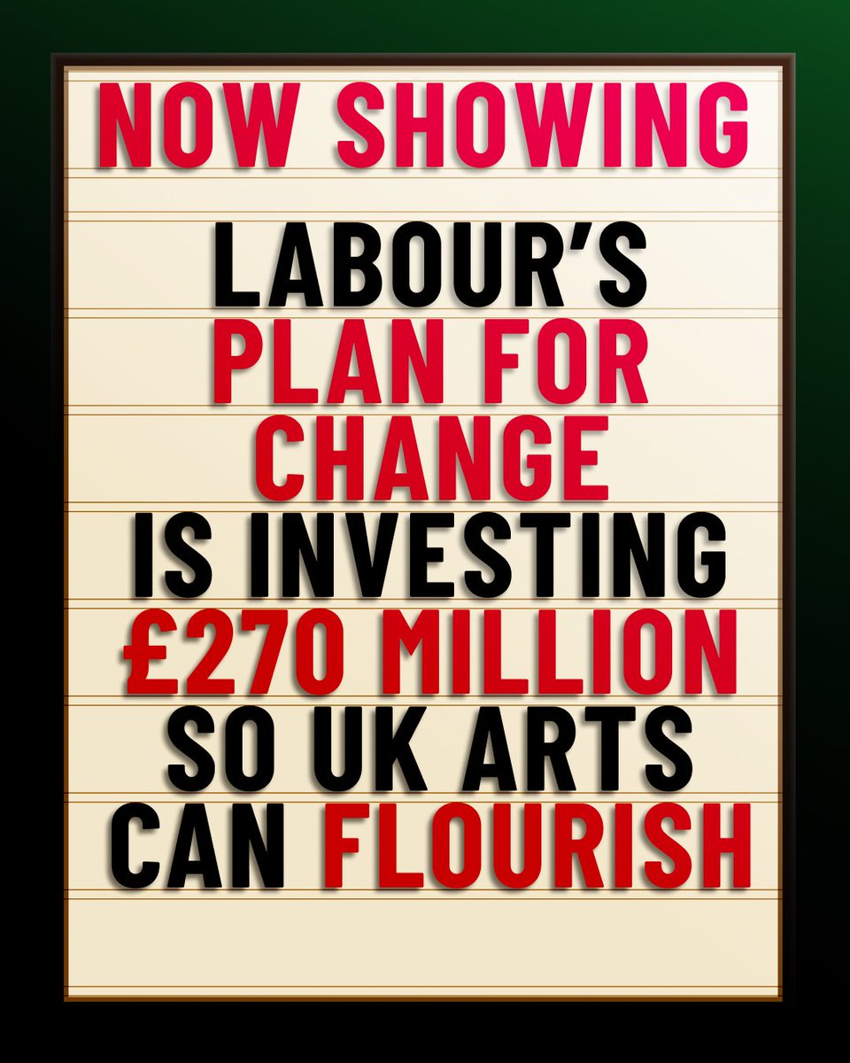 Our Plan for Change will ensure that arts and cultural institutions truly are for everyone, everywhere.