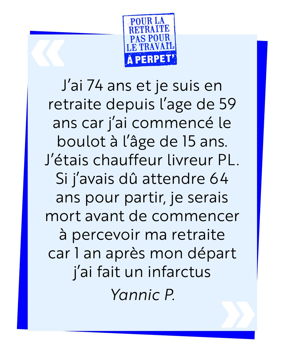 PCF's tweet image. Vous êtes victime de la réforme des retraites de Macron? Témoignez !
retraite@pcf.fr

Signez pour l'abrogation
pcf.fr/petition_retra…