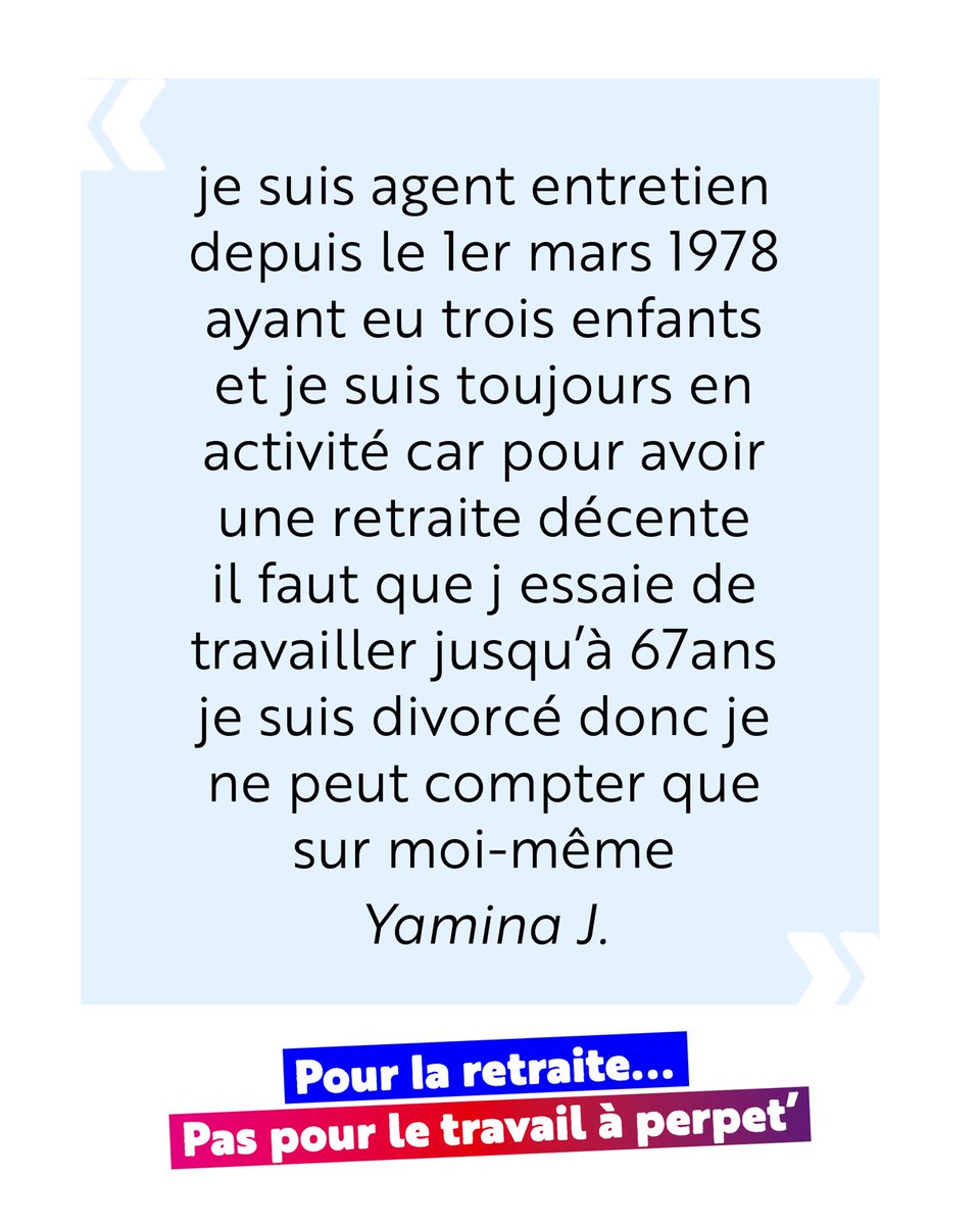 PCF's tweet image. Vous êtes victime de la réforme des retraites de Macron? Témoignez !
retraite@pcf.fr

Signez pour l'abrogation
pcf.fr/petition_retra…