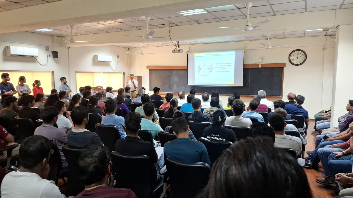 Department of Chemistry, IIT Bombay (@chemistry_iitb) on Twitter photo It was a full house 😎 to listen to Prof. Akkattu T. Biju's interesting talk on "Sustainable N-Heterocyclic Carbene (NHC)Organocatalysis" today in seminar room (#350) <a href="/ATBijuLab/">ATBiju Group</a> It was a full house 😎 to listen to Prof. Akkattu T. Biju's interesting talk on "Sustainable N-Heterocyclic Carbene (NHC)Organocatalysis" today in seminar room (#350) <a href="/ATBijuLab/">ATBiju Group</a>