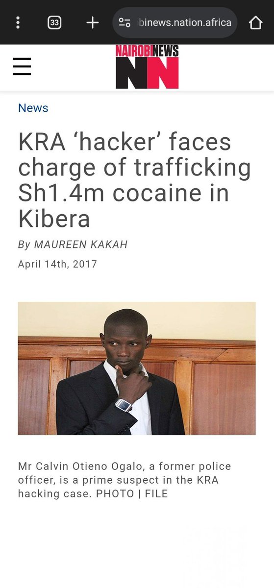 mainandegwa232's tweet photo. Gladly, KRA lost the war to identify him by compelling google to give them his details &amp; until now Alex walks scott free.

Calvin was sadly jailed for 7years after cops raided his house for hacking into KRA servers &amp; found coke in his Benz which he says was planted. https://t.co/WAYxxXRDIg