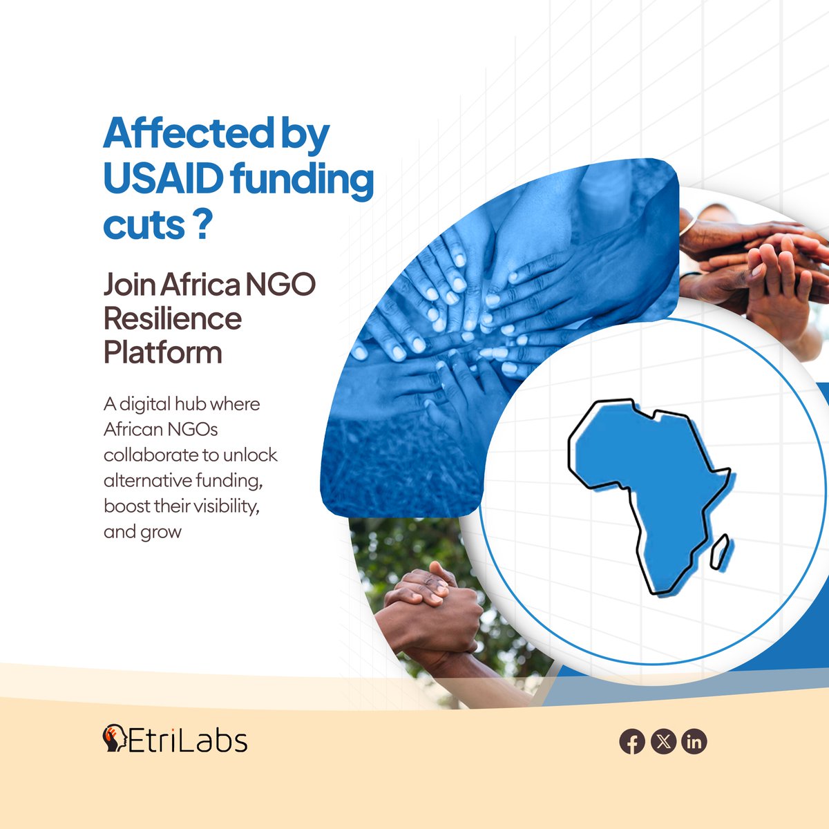 🚨#USAID cuts force NGOs to scale back healthcare, education, human rights &amp; food security.

📢Join the Africa NGO Resilience Platform—a collaborative initiative supporting NGOs, connecting them to funding, and fostering long-term partnerships.

🔗Sign up: bit.ly/Africa_NGO_Res…