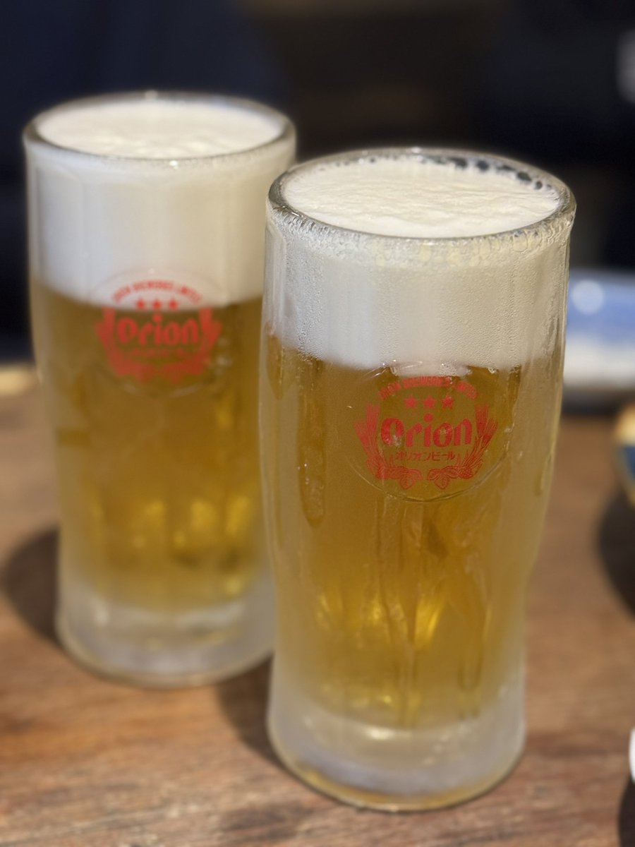 九州ツアーを無事完走し、沖縄に来ました。
沖縄公演の前に少しだけ楽しみます🍺