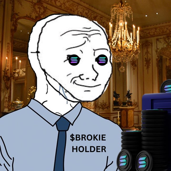 brokeyofficial's tweet photo. Degen looking broke but smiling because he knows $BROKEY is gonna send. 🚀🔥 https://t.co/0HI23J8Iqr