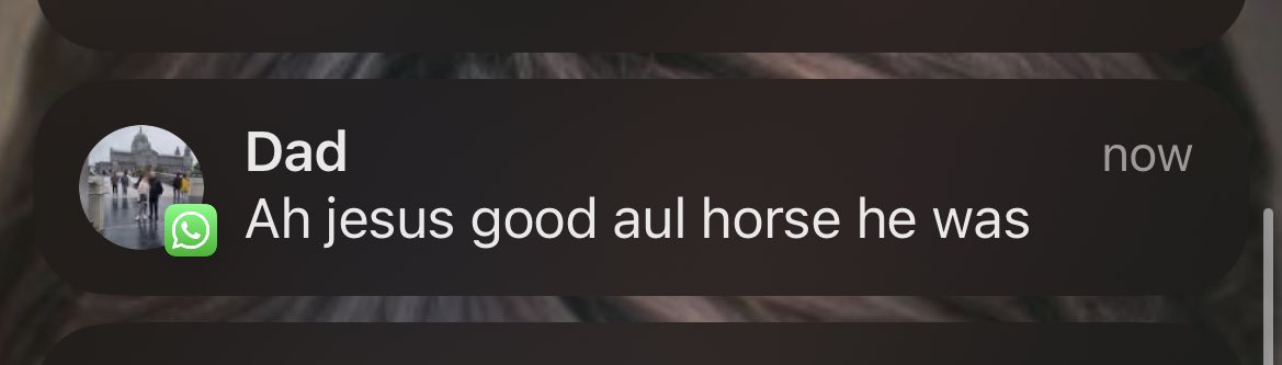 Possibly the most Irish reaction ever