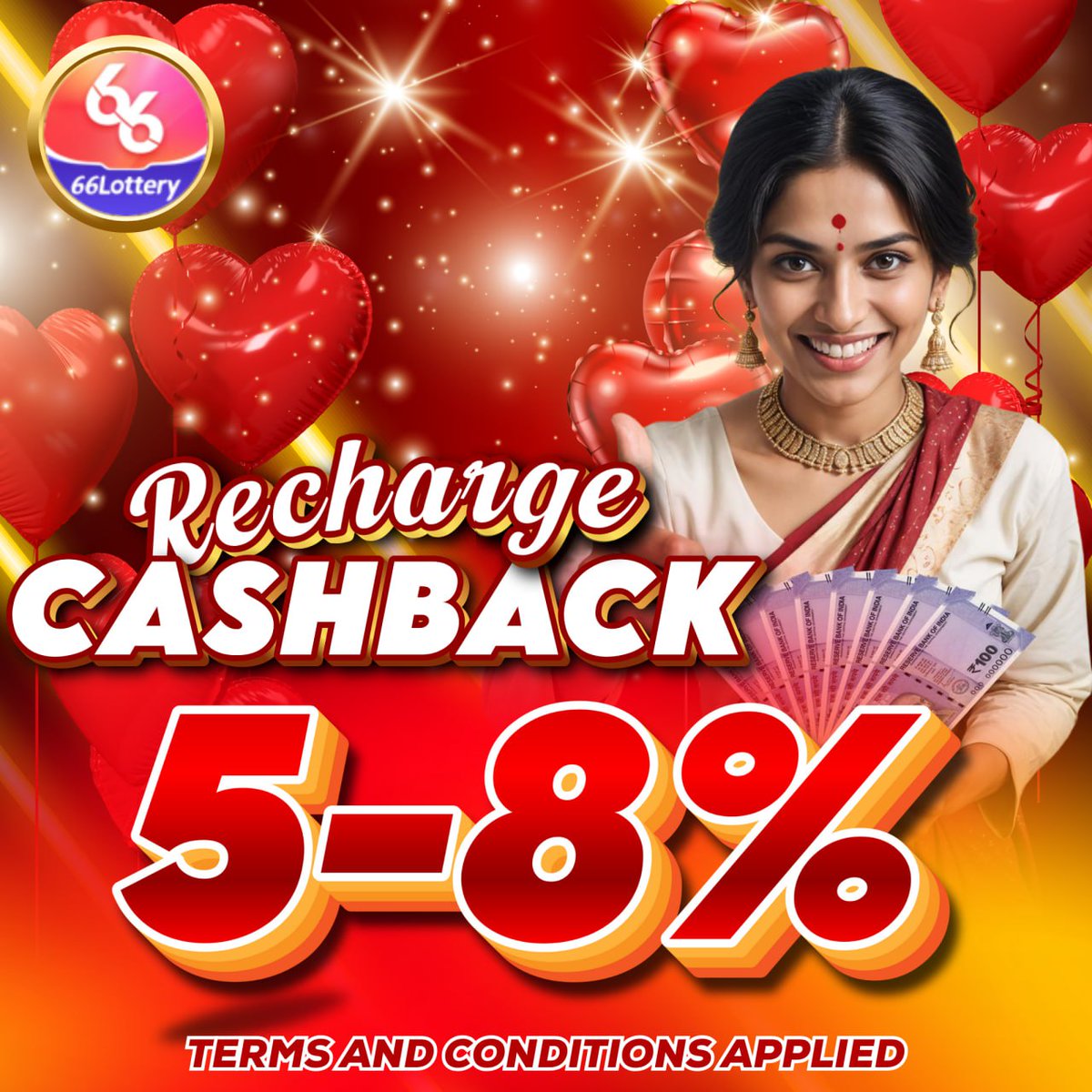66lttryofficial's tweet image. 🎉 FEBRUARY GIVEAWAYS! 🎉

💰 Get 5-8% DAILY RECHARGE BONUS! 💰
✅ Recharge &amp;amp; earn more every day!
✅ Boost your playtime with India’s No.1 Earning App! 🇮🇳
📞 Contact Us:
🌐 Website: 66Lottery
📲 Tutors: @new66lottery | @lotteryRaven66
💖 Start earning today! 💖

#RechargeBonus