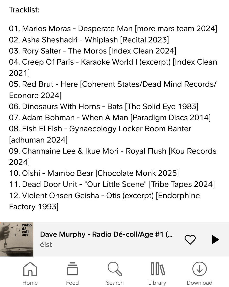 First episode of new eist.radio show is on SoundCloud now: m.soundcloud.com/eistcork/dave-…

Listen back at your leisure x