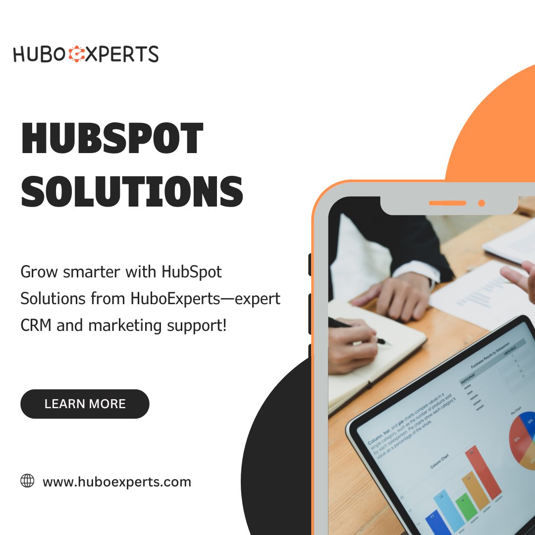 huboexperts's tweet image. HubSpot Solutions made easy with HuboExperts! 🚀 From CRM to automation, we help you grow smarter.
For more information visit huboexperts.com
#HubSpot #HuboExperts #CRMExperts #MarketingAutomation #BusinessGrowth #DigitalMarketing #InboundMarketing #SalesAutomation