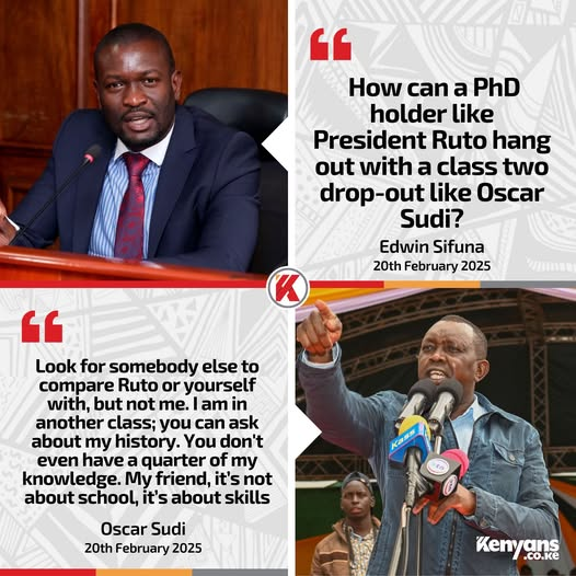Speaking so much;saying very little.
This is what it looks like.
<a href="/HonOscarSudi/">Hon Oscar Sudi</a> please paraphrase.