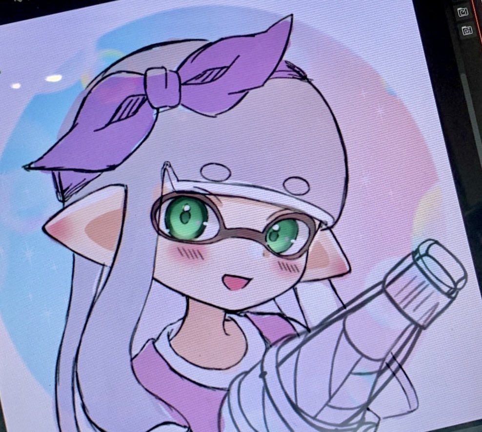 だいぶ前のアイコンのラフ🫧