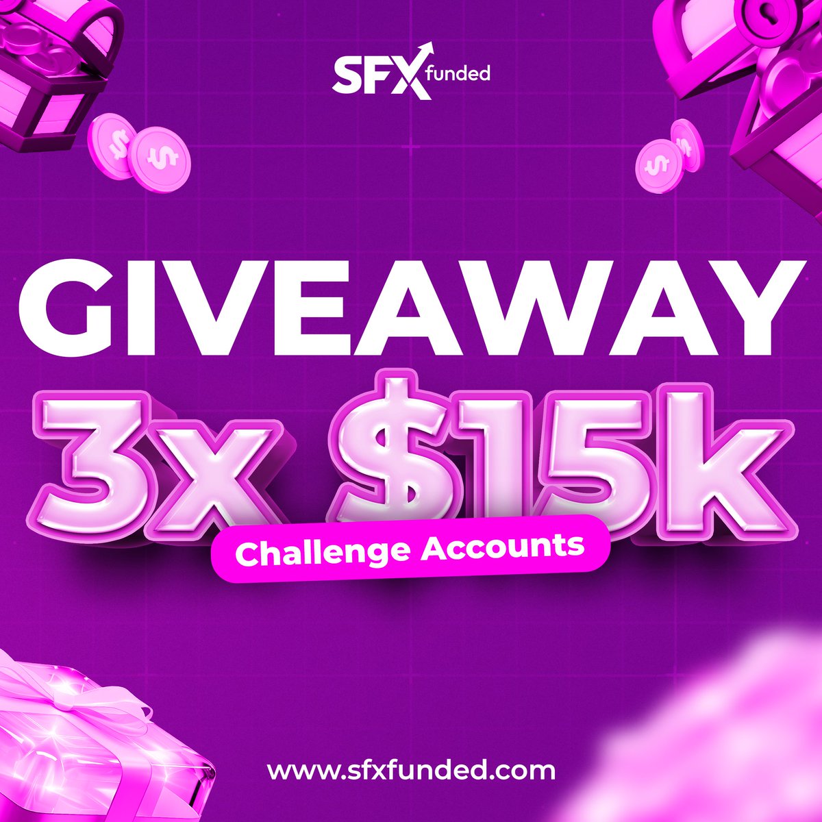 sfxfundedcom's tweet photo. Get a FREE $15,000 Challenge 🤑 

🎁🎁 Win 3 × $15,000 🎁🎁

To enter:
1️⃣ Follow @sfxfundedcom
2️⃣ Like &amp; Retweet
3️⃣ Tag 3 friends
4️⃣ JOIN DISCORD⤵️
https://t.co/B1xXmhOt7I

⏳ Winners announced on the 28th  February.

Like this? https://t.co/To3ZA1EeeM