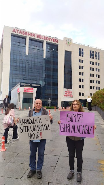 tabibturkiye's tweet photo. Hasan Karaçay ve Gönül Gültekin, zorunlu emeklilik yasası kaldırılmasına rağmen 2024te işten atıldılar.62 gün direnişle döndüler

Çalışırken işe dönüş davasını kazandılar. İstinaf lehte karar verdi 
Buna rağmen yeniden işten atıldılar

Ataşehir Belediyesi kanunsuzluğa son vermeli https://t.co/dqRwL12hp9