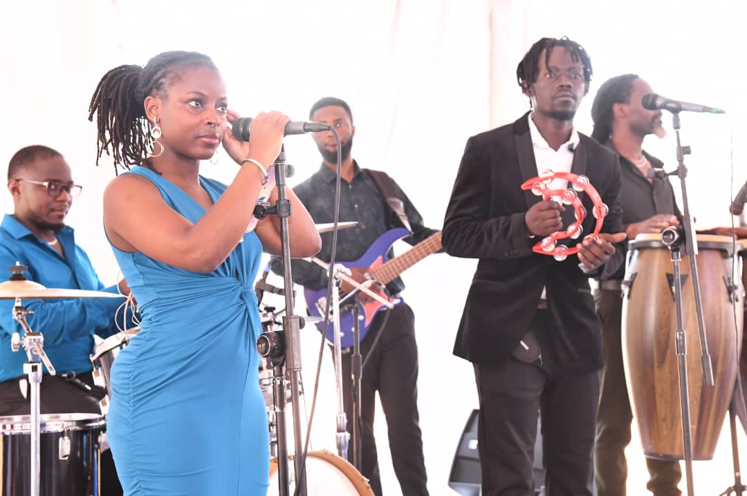 newvisionwire's tweet image. Jazz Band entertaining guests at the #PistonMedical launch in Namanve Industrial Park with great music