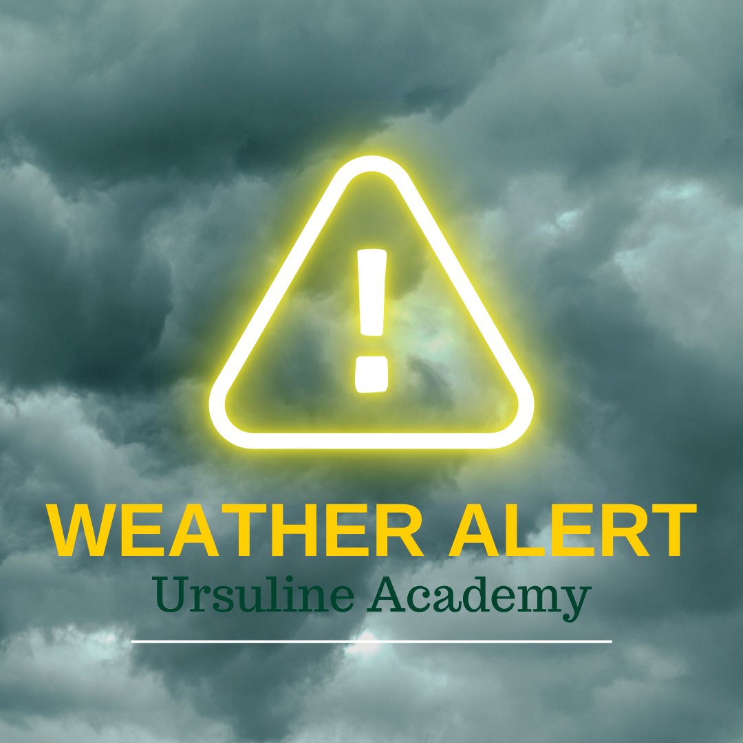Ursuline Academy will be on an Activity 10 late start. Students must be in homeroom by 9:45 a.m.