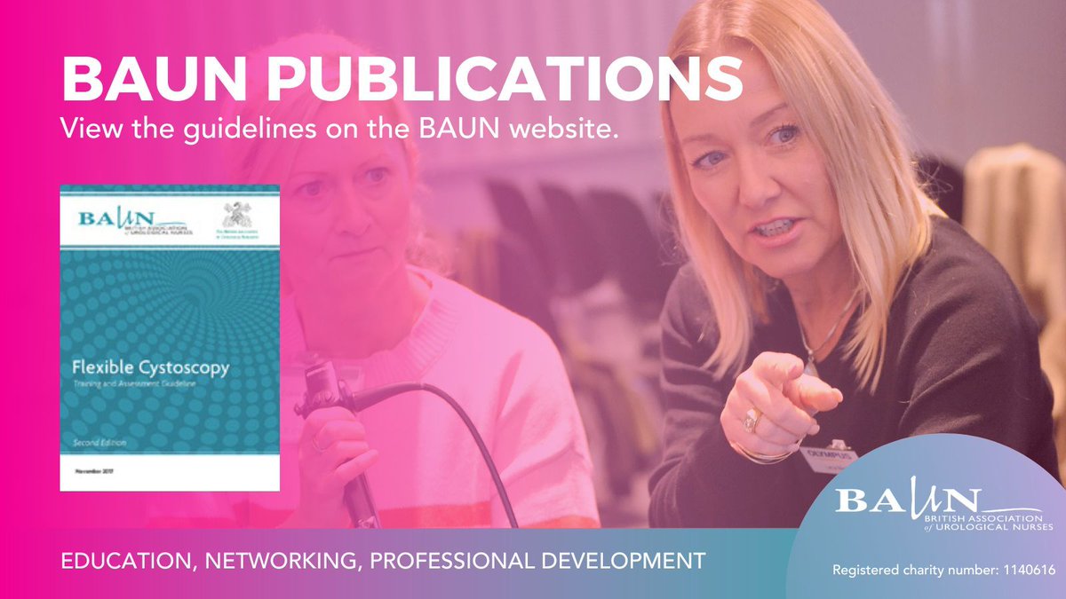The BAUN and BAUS Flexible Cystoscopy Guidelines includes the competency requirements for performing laser ablation, and flexible cystoscopic- assisted urethral catheterisation over a guidewire using a flexible cystoscope 👉 buff.ly/47B69IW