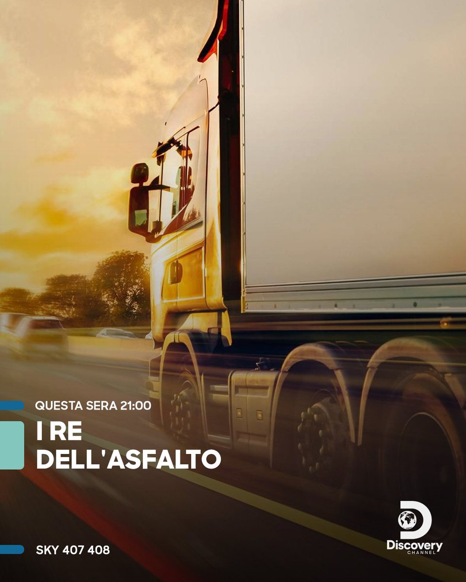 Viaggi e avventure che sembrano non finire mai 🛣 

#IReDellAsfalto - questa sera alle 21:00 su #DiscoveryChannel