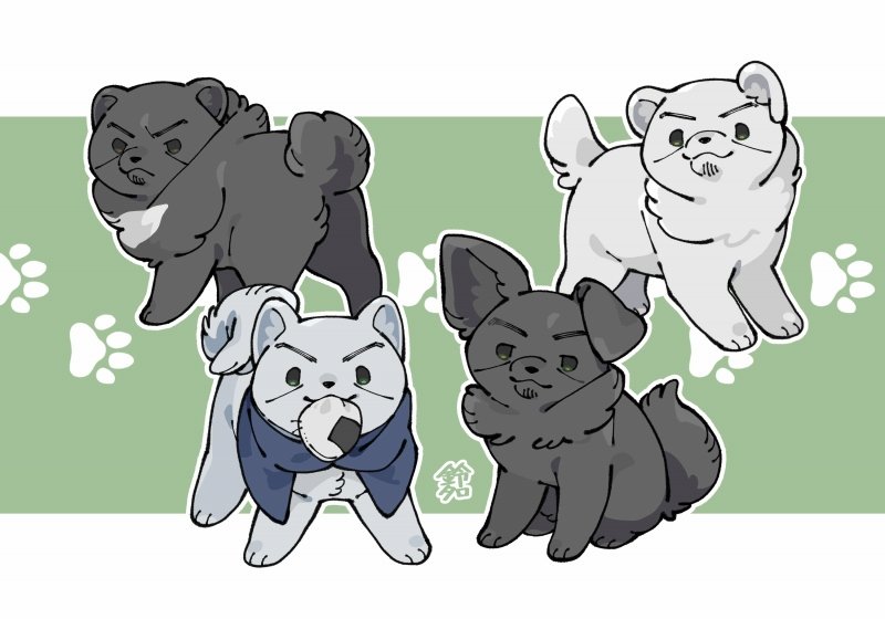 suzutaro_3636's tweet photo. ネップリした時の多頭飼いとちい犬島(※ベッター既出絵) https://t.co/0TWWsXZ1yh
