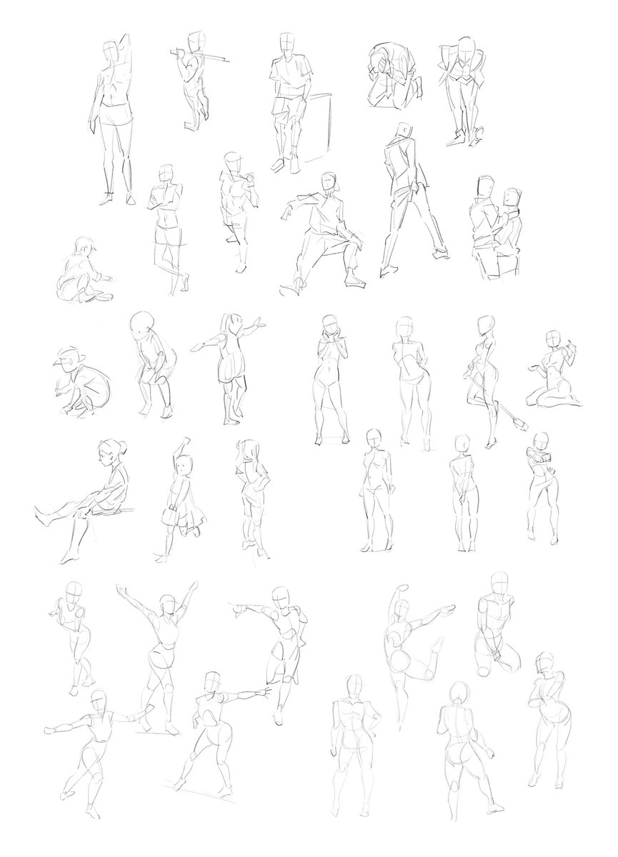 not__sin's tweet image. 10分クロッキーやってみた