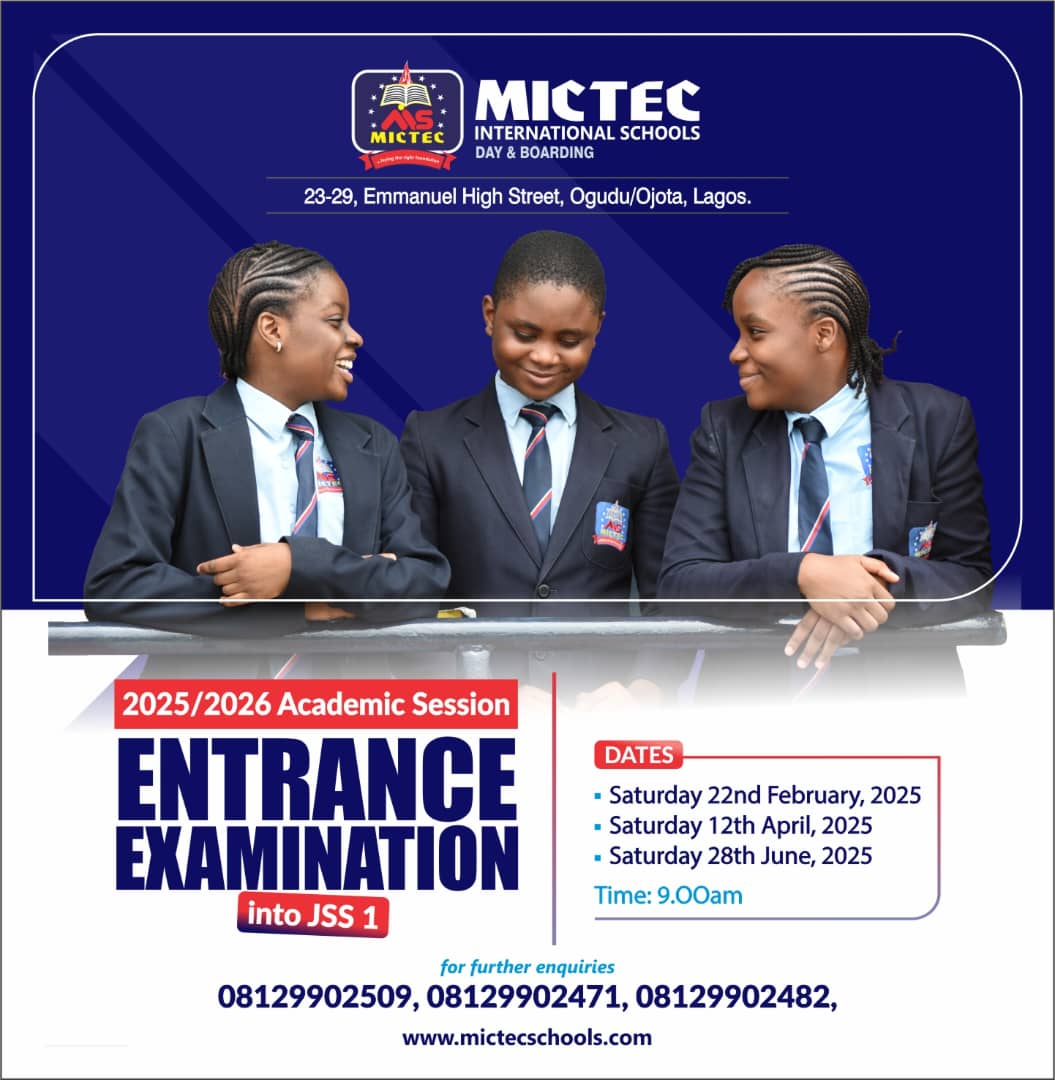 Discover a world of possibilities with Mictec International  School's unique Nigeria/Cambridge curriculum. 
Ready to learn more? Contact us:

#mictecinternationalschools  #micteokooba  #mictecprimary #mictecschools  #lagosnigeria