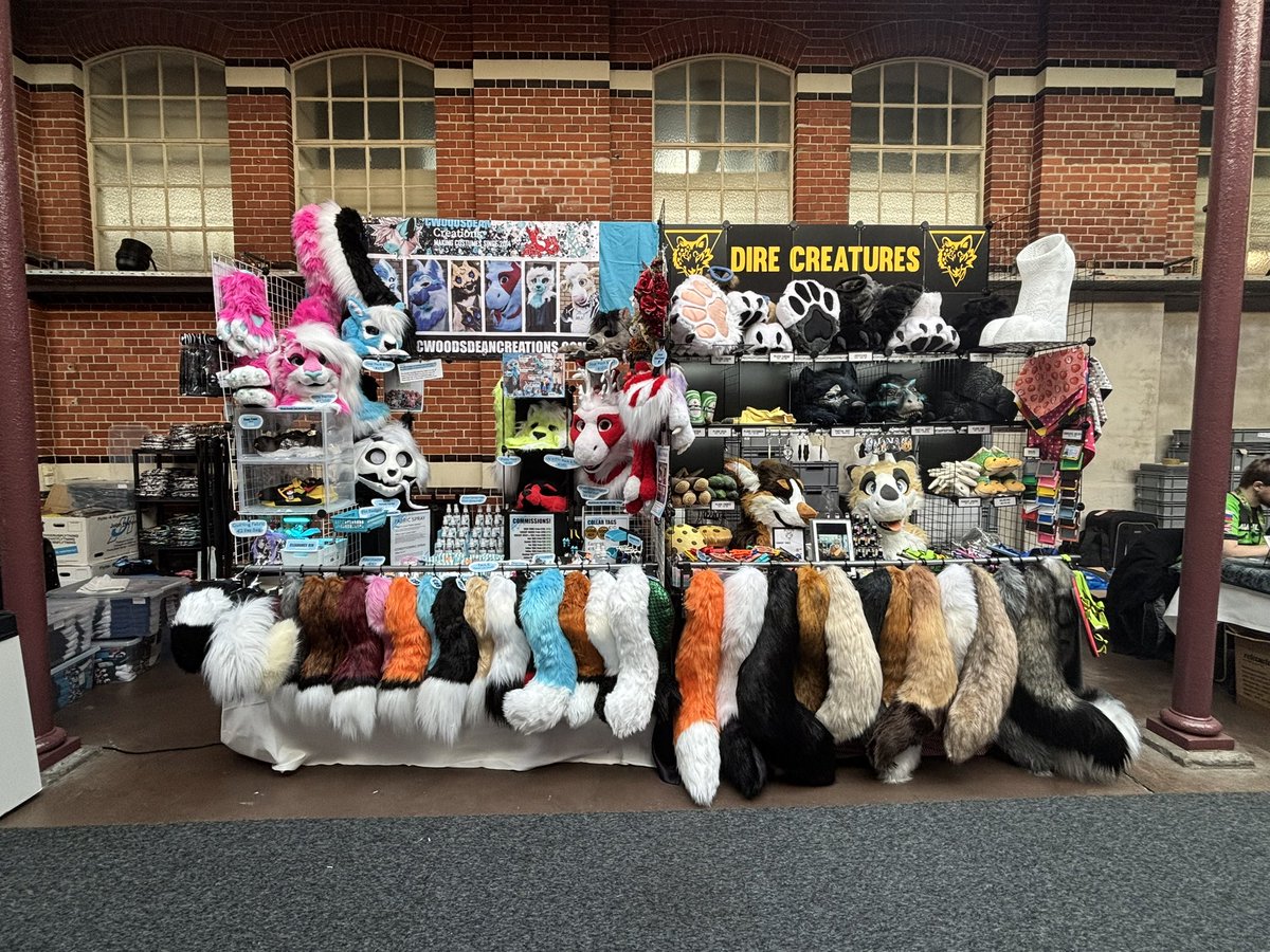 We are set up and ready! With <a href="/DireCreatures/">DireCreatures</a>  come say hi! 
E16 &amp; E17 #nordicfuzzcon2025