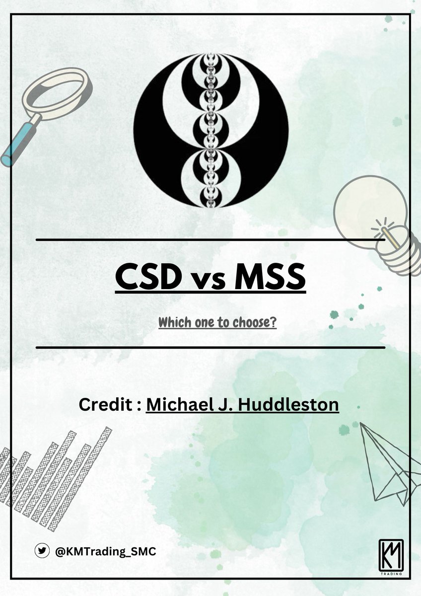 KMTrading_SMC's tweet image. 🚀 CSD vs. MSS: The Fashion of Market Evolution

Let’s break down Change in the State of Delivery (CSD) vs. Market Structure Shift (MSS)—two game-changing concepts you NEED to know.

No fluff, just facts. A stylish deep dive begins now. 🧵✨