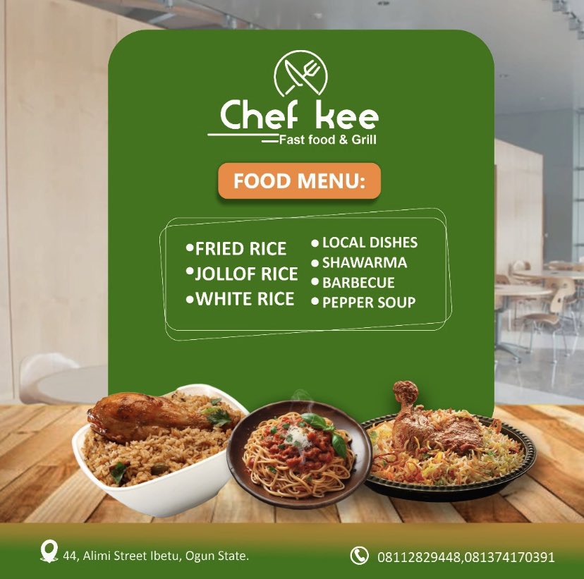 AdekolaHebeeb's tweet image. I created a social media ad design for a food brand 
Software  #Coreldraw