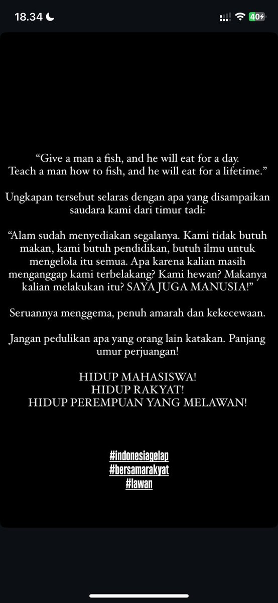 #IndonesiaGelap #LawanAjaDulu