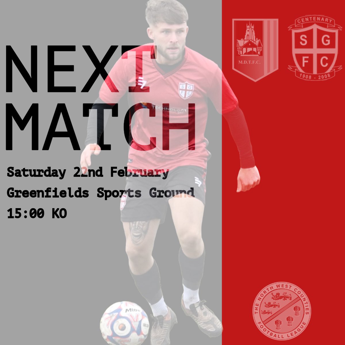 Stockport Georgians FC (@officialsgfc) on Twitter photo 𝗡𝗘𝗫𝗧 𝗨𝗣 | <a href="/MDTFC/">Market Drayton Town FC</a> (A)
After an impressive win last time out we look to continue the momentum as we travel to down to Shropshire to face <a href="/MDTFC/">Market Drayton Town FC</a>
Details ⬇️
🏟️ Greenfields Sports Ground, TF9 3SL
📆 Sat 22nd Feb
⏰ 3pm KO
🎟️ Adults £5 | OAP/Conc £4 | U16 Free
#upthegeorgians 𝗡𝗘𝗫𝗧 𝗨𝗣 | <a href="/MDTFC/">Market Drayton Town FC</a> (A)
After an impressive win last time out we look to continue the momentum as we travel to down to Shropshire to face <a href="/MDTFC/">Market Drayton Town FC</a>
Details ⬇️
🏟️ Greenfields Sports Ground, TF9 3SL
📆 Sat 22nd Feb
⏰ 3pm KO
🎟️ Adults £5 | OAP/Conc £4 | U16 Free
#upthegeorgians