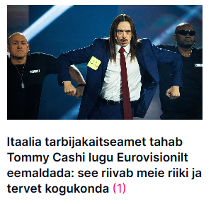 saime kinnitust, et võistlusele sai saadetud hea laul 😁