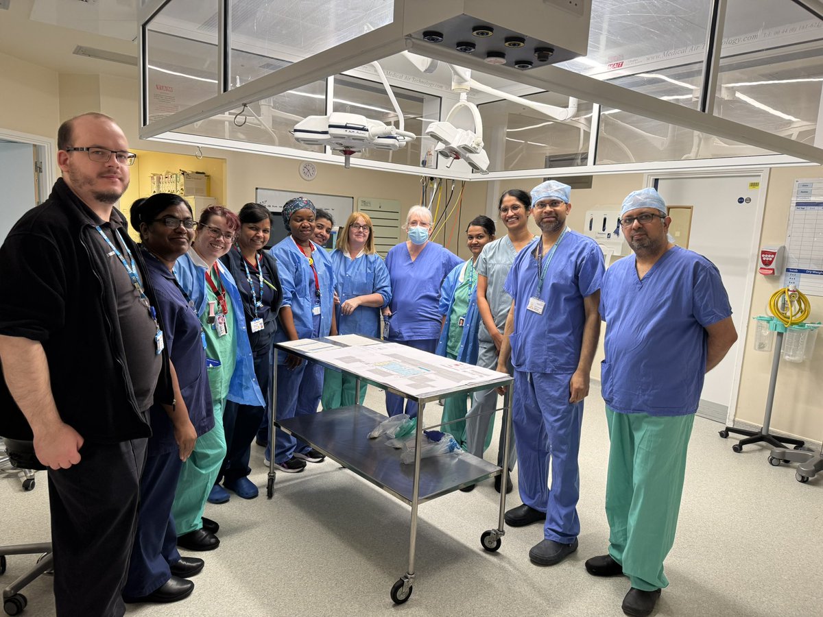 Marie Armstrong💙CMgr MCMI (@mariecorfield27) on Twitter photo Fantastic simulation looking at a patient pathway and theatre plans. Discussed patient safety and staff roles.
Team representatives Nursing, Anaesthetist and Equipment Manager . #TeamTESH <a href="/BijumathewPhil1/">Janet Mathew</a> <a href="/jane_roylance/">Jane Roylance</a> <a href="/gill_stirrup/">Gill Stirrup</a> <a href="/TraffordTheatre/">TraffordElectiveSurgicalHub@Theatres</a> <a href="/AnimaAnnie/">Annie George (Anima)</a> <a href="/ashishmchavan/">Ashish Chavan</a> Fantastic simulation looking at a patient pathway and theatre plans. Discussed patient safety and staff roles.
Team representatives Nursing, Anaesthetist and Equipment Manager . #TeamTESH <a href="/BijumathewPhil1/">Janet Mathew</a> <a href="/jane_roylance/">Jane Roylance</a> <a href="/gill_stirrup/">Gill Stirrup</a> <a href="/TraffordTheatre/">TraffordElectiveSurgicalHub@Theatres</a> <a href="/AnimaAnnie/">Annie George (Anima)</a> <a href="/ashishmchavan/">Ashish Chavan</a>