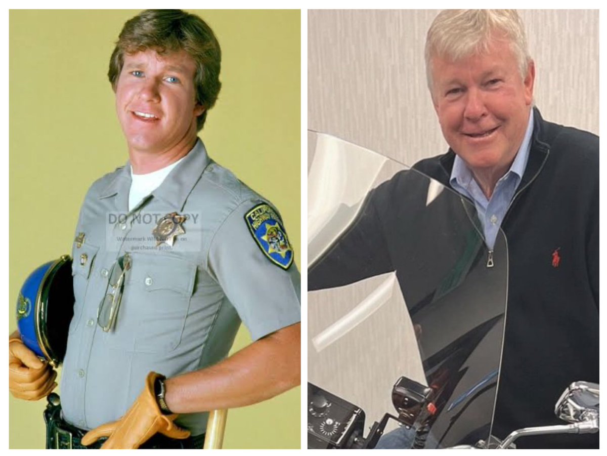 PASTPRESENT Larry Wilcox, John from Chips. Born 1947. Wilcox had a  chequered union with on-screen partner Ponch (Erik Estrada) and didn't  invite Estrada to his real-life wedding. They still to public appearances, image size:1200x901