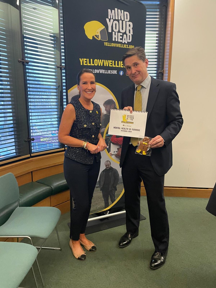 Charlie Maynard 🔶 Liberal Democrat (@cammaynard) on Twitter photo Only 1% of the UK's working population are farmers, however an astonishing 17% of workplace deaths are in the farming sector.
Thank you to <a href="/yellowwelliesuk/">Farm Safety Foundation</a> for speaking up about this and taking strides to improve farmers mental health's. Only 1% of the UK's working population are farmers, however an astonishing 17% of workplace deaths are in the farming sector.
Thank you to <a href="/yellowwelliesuk/">Farm Safety Foundation</a> for speaking up about this and taking strides to improve farmers mental health's.