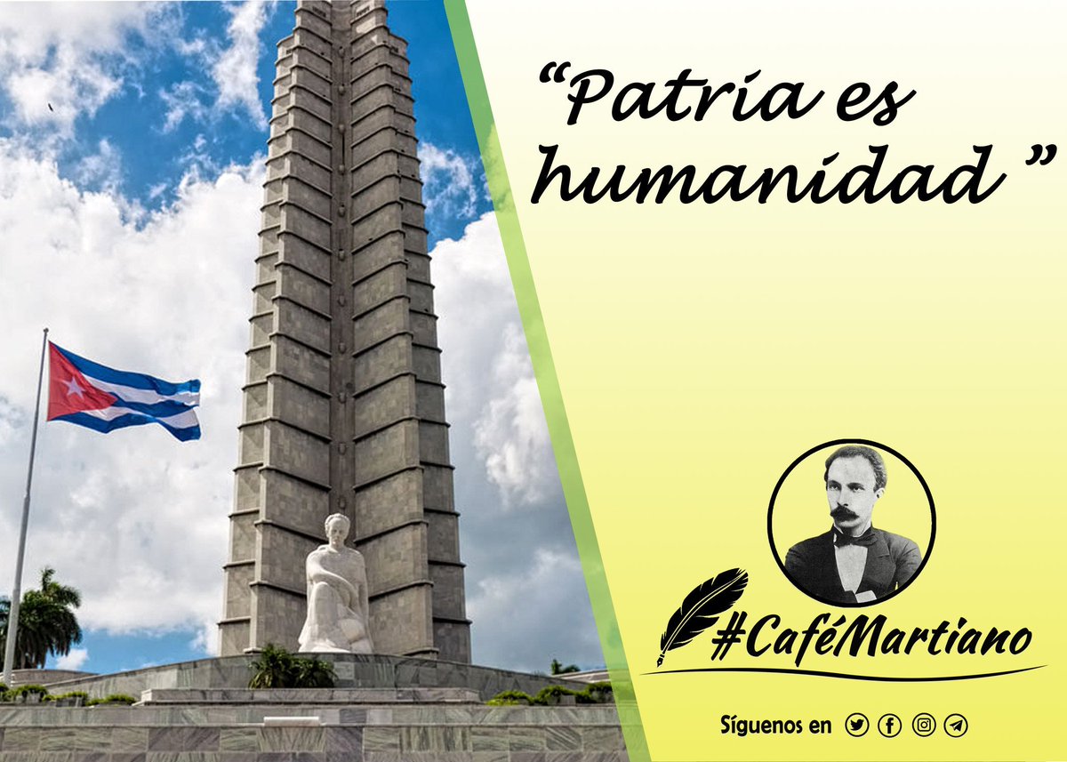 Buenos días 🇨🇺 #CaféMartiano
Día Mundial de la Justicia Social 

✍️"La justicia, la igualdad del mérito, el trato respetuoso.. eso es la revolución". 

"... el futuro pertenece por entero a nuestros sueños de igualdad y justicia.. ¡Los pueblos vencerán! Fidel

#CubaVencerá