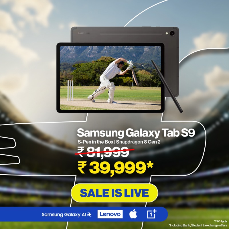 Flipkart's tweet photo. 🎉 Flipkart's Tablet Premier League is back! 

Get crazy deals on tablets - upgrade to bigger screens! 

Sale is live now!