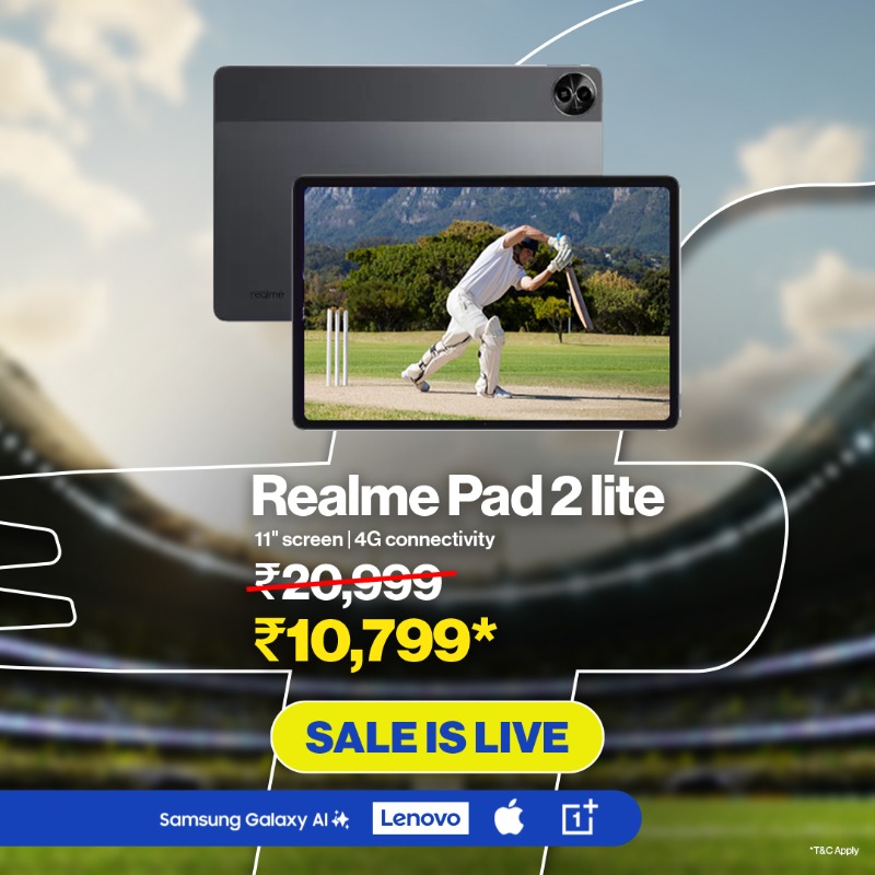 Flipkart's tweet photo. 🎉 Flipkart's Tablet Premier League is back! 

Get crazy deals on tablets - upgrade to bigger screens! 

Sale is live now!