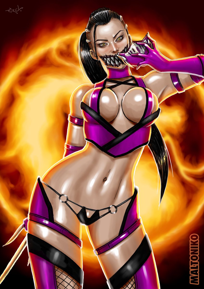 MaltonikoArt's tweet photo. Mileena #MortalKombat 
*Followme on Twitch for more fanarts on live! https://t.co/7n1dhb17Go
** Te espero en Twitch!! 😜👍 https://t.co/lk9LOXjwyz