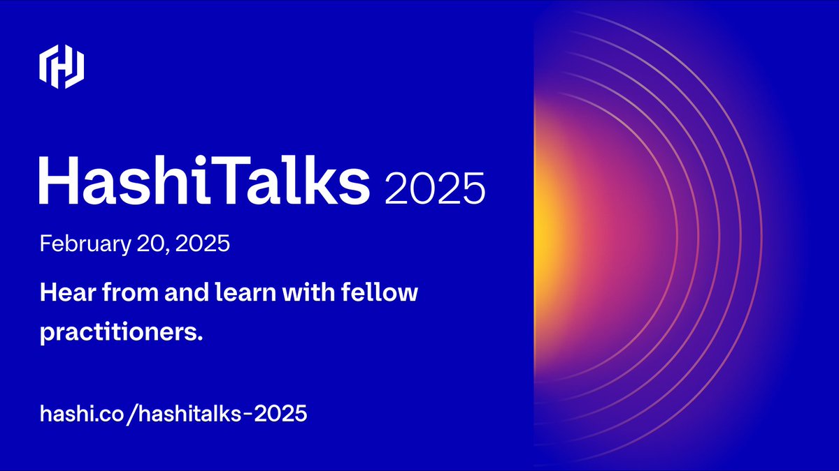 HashiCorp's tweet image. The #HashiTalks livestream is beginning now! We will be live for the next 24 hours.
Here to kick-off the event are HashiTalks Emcees: #HashiCorpAmbassador @punkdodevops and Guy Barros, HashiCorp Staff Solutions Engineer.
Join us here: hashi.co/hashitalks-2025