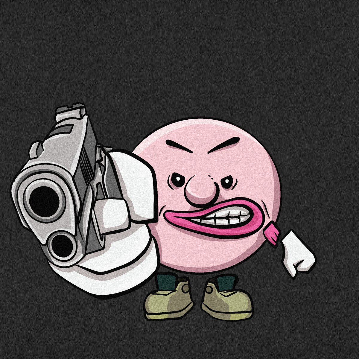 say blub or die  

don't play with this blubguy