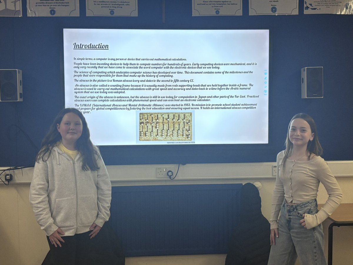 BCA_Computing's tweet image. Year 7 presenting their findings on the history of computing. #CfW #collaboration #authentic #learning