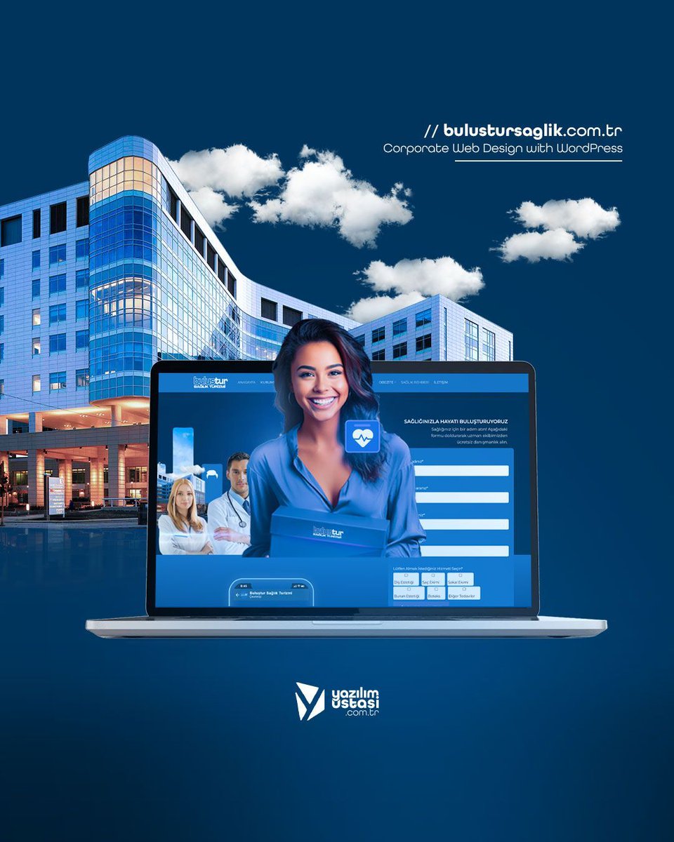 Buluştur Sağlık Turizmi için Modern ve Kullanıcı Dostu Web Sitesi Tasarımı! 💻

📩 DM’den iletişime geçin veya sitemizi ziyaret edin.
🔗 yazilimustasi.com.tr

#SağlıkTurizmi #WordPress #WebTasarım #KurumsalWebSitesi #MobilUyumlu #SEO #DijitalDönüşüm #YazılımUstası