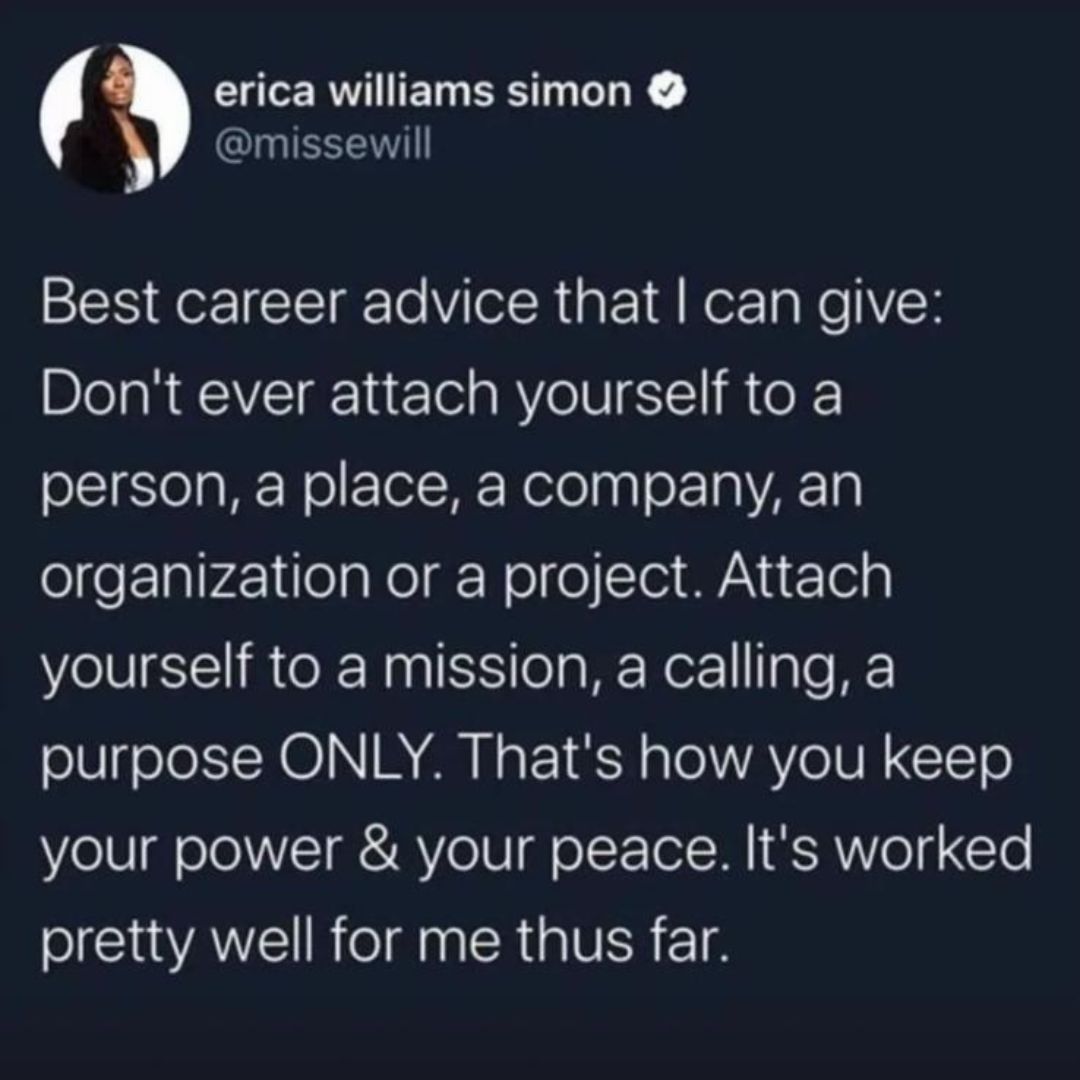 MariVasan1's tweet image. The biggest mistake? Attaching to people or titles, forgetting everything changes.

Your power isn’t in status—it’s in your mission. Align with that, and you’ll thrive. 💫

#UnshakeablePower #MyMission #EvolveAndThrive