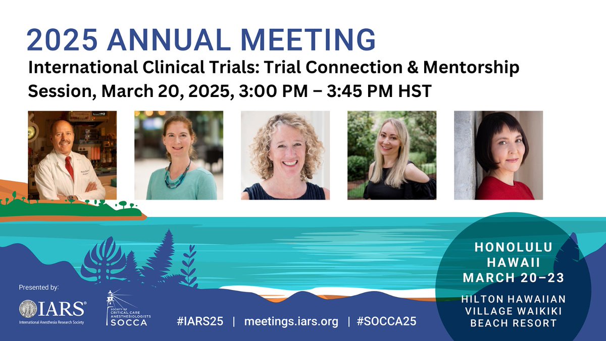 IARS360 (@iars360) on Twitter photo Reserve your spot for the International Clinical Trials Pre-Conference on March 20 for only $75! Don’t miss essential content and networking! #IARS25 #SOCCA25 <a href="/IARS_Journals/">Anesthesia&Analgesia</a> <a href="/openanesthesia/">OpenAnesthesia®</a> <a href="/LizWhitlockMD/">Liz Whitlock</a> <a href="/katie_schenning/">Katie Schenning, MD</a> <a href="/jess_spence13/">Jessica Spence</a> <a href="/eSASAnesthesia/">Early-Stage Anesthesiology Scholars</a> Reserve your spot for the International Clinical Trials Pre-Conference on March 20 for only $75! Don’t miss essential content and networking! #IARS25 #SOCCA25 <a href="/IARS_Journals/">Anesthesia&Analgesia</a> <a href="/openanesthesia/">OpenAnesthesia®</a> <a href="/LizWhitlockMD/">Liz Whitlock</a> <a href="/katie_schenning/">Katie Schenning, MD</a> <a href="/jess_spence13/">Jessica Spence</a> <a href="/eSASAnesthesia/">Early-Stage Anesthesiology Scholars</a>