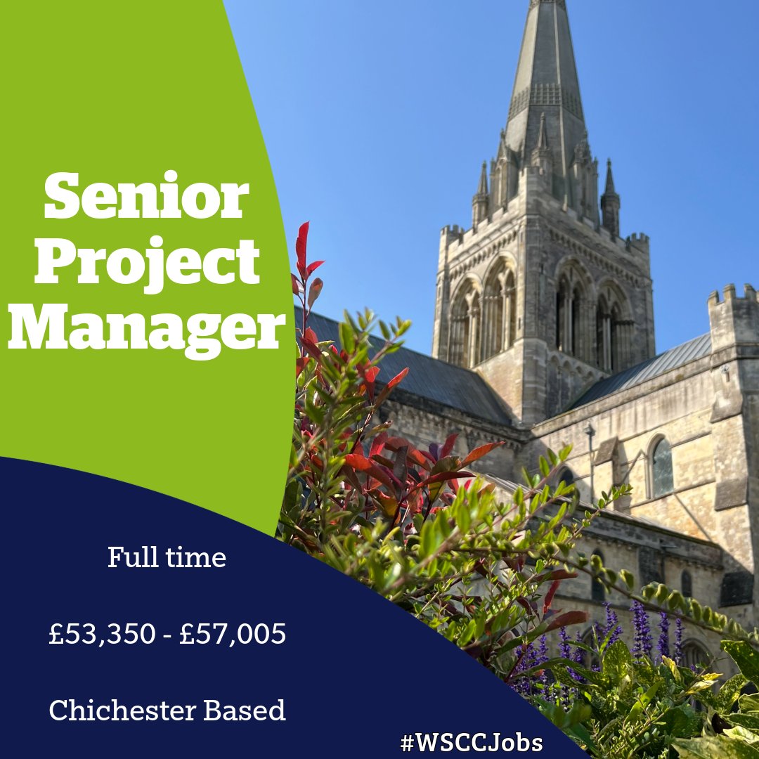 At West Sussex County Council, we’re looking for passionate Senior Project Managers to join our forward-thinking team and deliver transformative Highways and Transport projects.
Find out more and apply here: ow.ly/Y7IC50V0pW5

#WSCCJobs