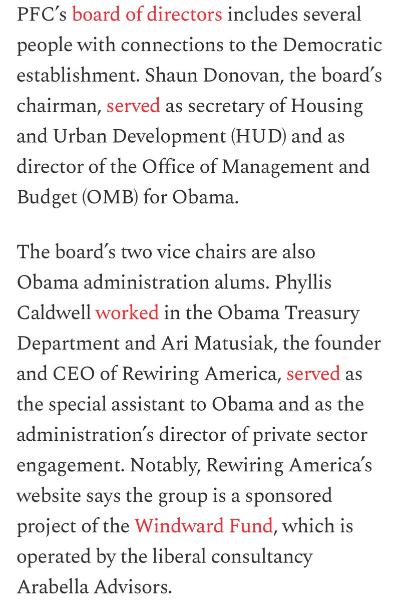 Nick Pope (@realnickpope) on Twitter photo Additionally, the <a href="/DailyCaller/">Daily Caller</a> News Foundation first reported in 2023 (when Power Forward Communities was rumored to be on the shortlist for this funding) that its board of directors is loaded with Dem insiders.
Believe it or not, the same is true of two other groups the Biden Additionally, the <a href="/DailyCaller/">Daily Caller</a> News Foundation first reported in 2023 (when Power Forward Communities was rumored to be on the shortlist for this funding) that its board of directors is loaded with Dem insiders.
Believe it or not, the same is true of two other groups the Biden