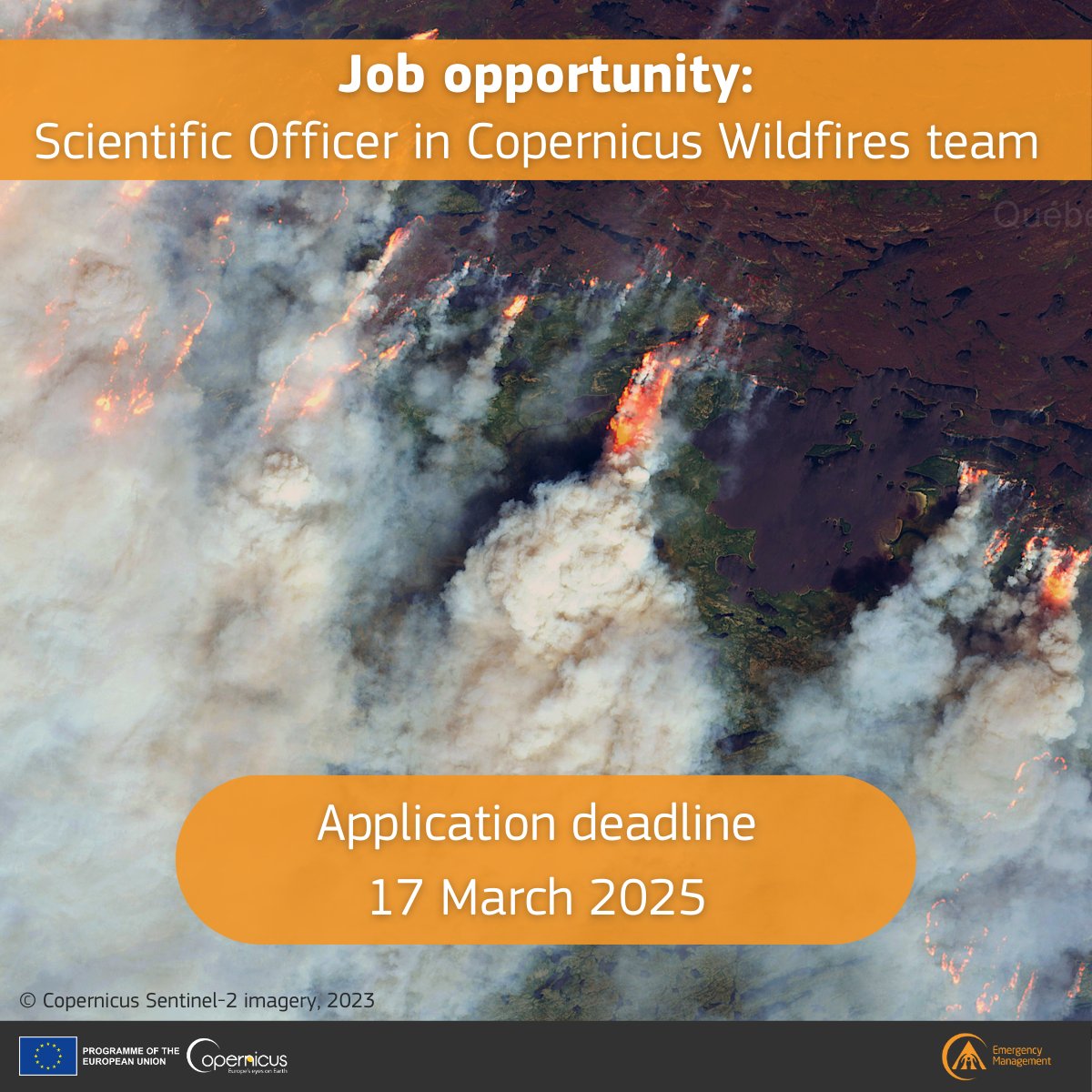 Copernicus EMS tweet media