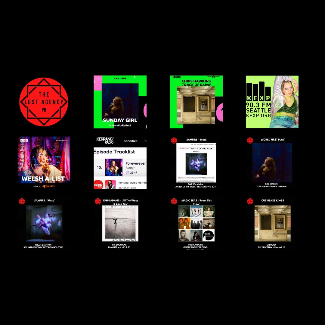 the LOST agency PR (@thelostagencypr) on Twitter photo HIGHLIGHTS from the last month at @bbc6music <a href="/bbcintroducing/">BBC Music Introducing</a> <a href="/kexp/">kexp</a> <a href="/hearthespectrum/">The Spectrum</a> @siriusxm @anrworldwideofficial @kerrangradio drop by WEB site for submissions and contact info - INDEPENDENT pluggers - NOT TIED to any LABEL - just the BEST SONGS! HIGHLIGHTS from the last month at @bbc6music <a href="/bbcintroducing/">BBC Music Introducing</a> <a href="/kexp/">kexp</a> <a href="/hearthespectrum/">The Spectrum</a> @siriusxm @anrworldwideofficial @kerrangradio drop by WEB site for submissions and contact info - INDEPENDENT pluggers - NOT TIED to any LABEL - just the BEST SONGS!